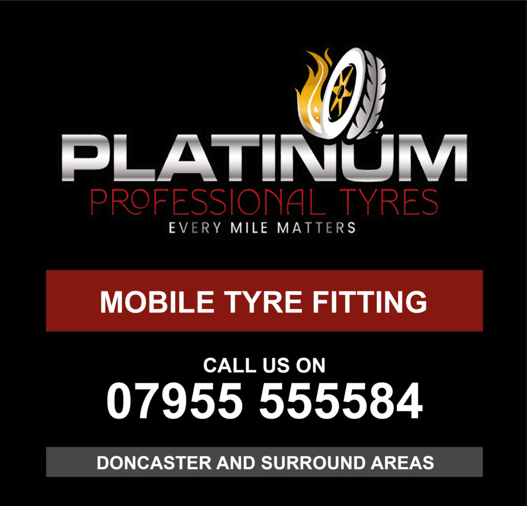 Platinum Tyres mobile fitting van serving Doncaster and surrounding areas